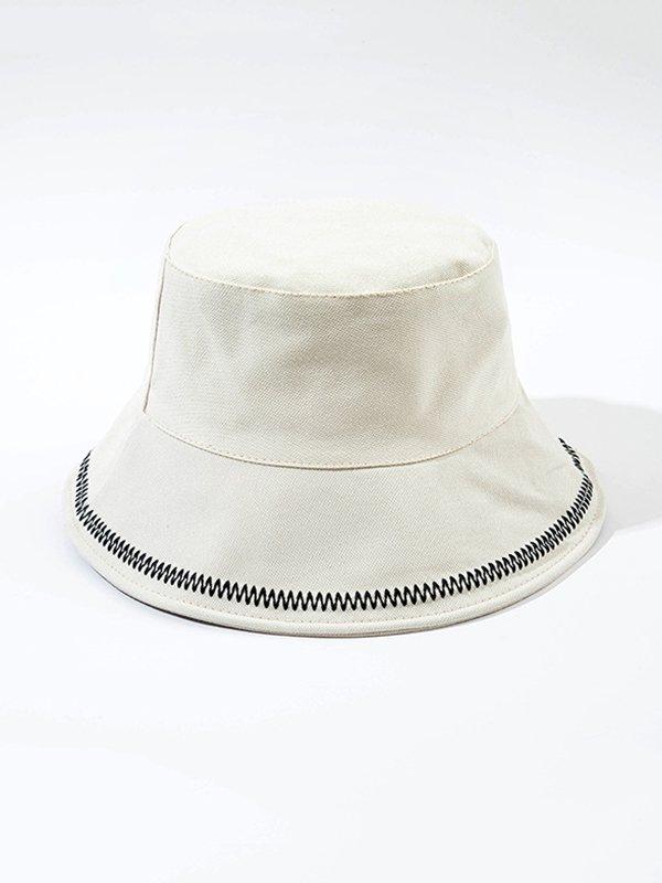 lovevop Chic Original Stitched Solid Color Casual Fisherman Hat