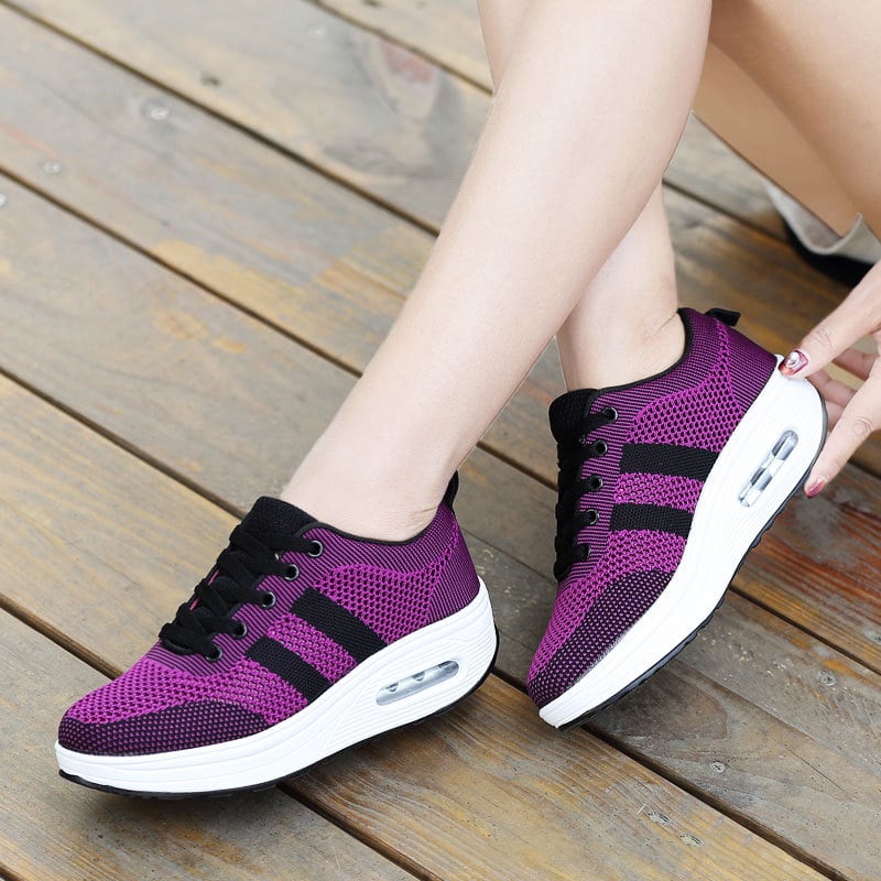 Slip-on light air flying woven mesh Sneakers