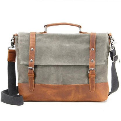 lovevop Overflowing Canvas Retro Style Men's Shoulder Bag