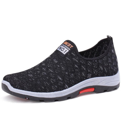 lovevop Men's Fashionable Breathable Sports And Leisure Mesh Shoes