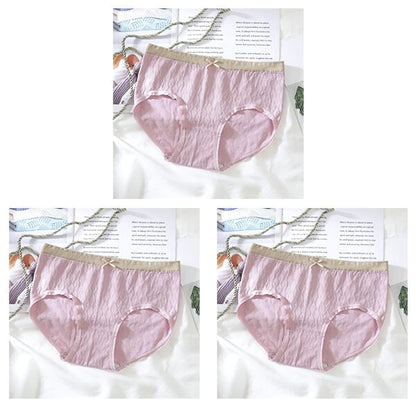 Women's seamless high elastic mid waist panties