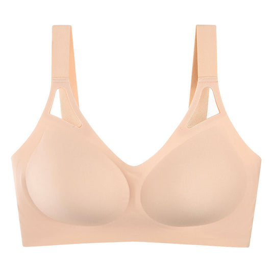 Plus Size Up to 42G Soft Criss-Cross Vest Bra