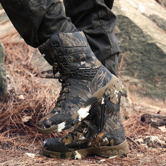 lovevop Botas De Trabajo Para Hombre Militares Resistentes Al Desgaste Impermeable Duras