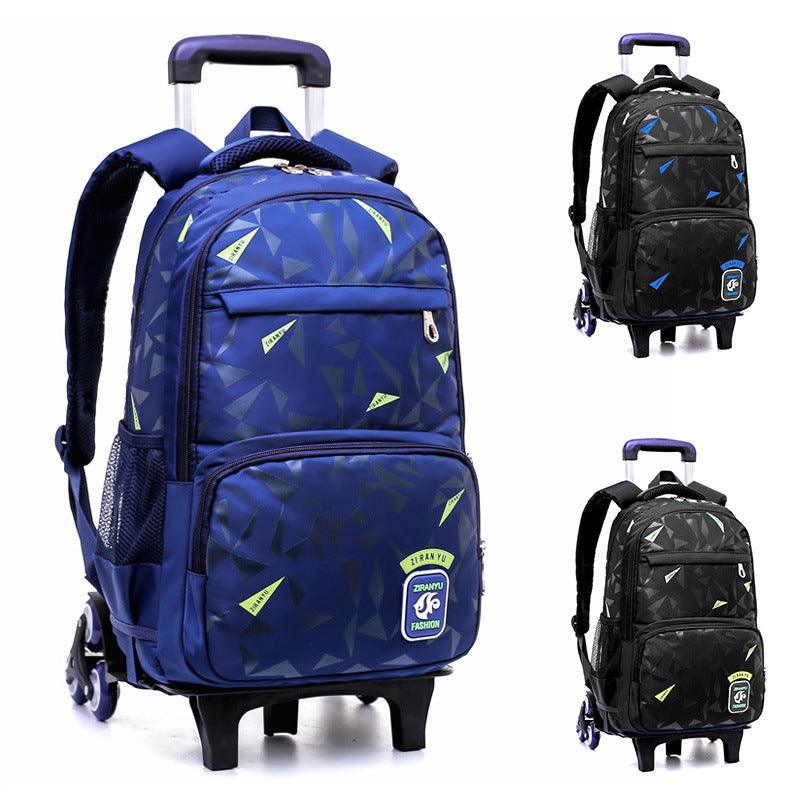 lovevop Trolley school bag six rounds