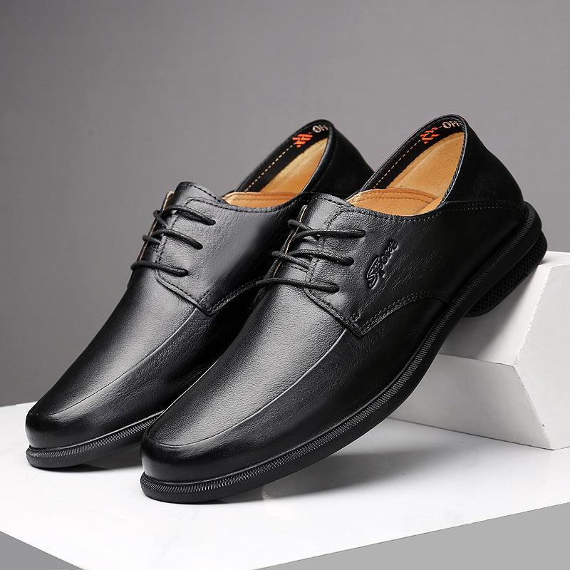 lovevop Spring New Style Business Dress Casual Shoes Korean Trend