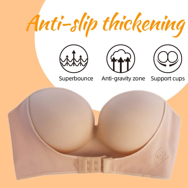 Invisible Strapless Super Push Up Bra