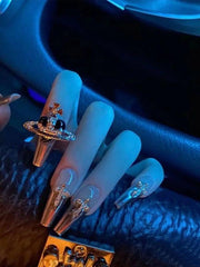 lovevop Hand Made Saturn Laser Light Therapy Extension Nails