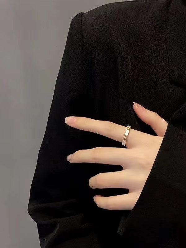 lovevop White Knuckle Open Ring