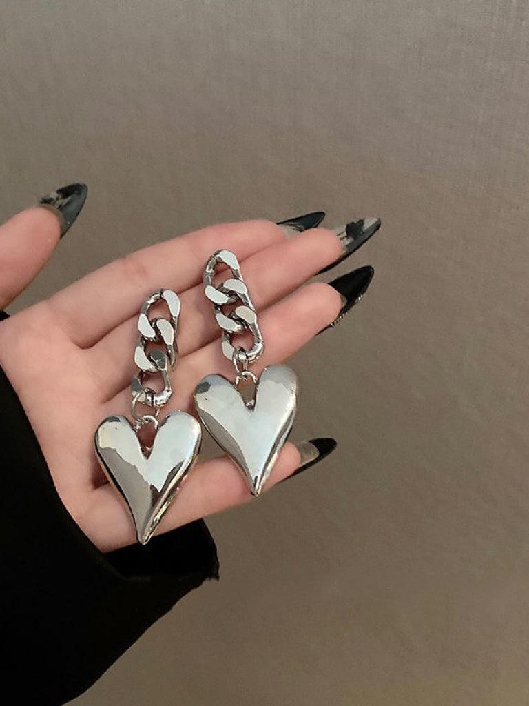 lovevop Heart Chain Earrings
