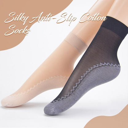 Skin-friendly Silky Cotton Socks