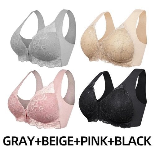 Front Closure 5D Shaping Push Up Bra – Seamless, Beauty Back, Comfy