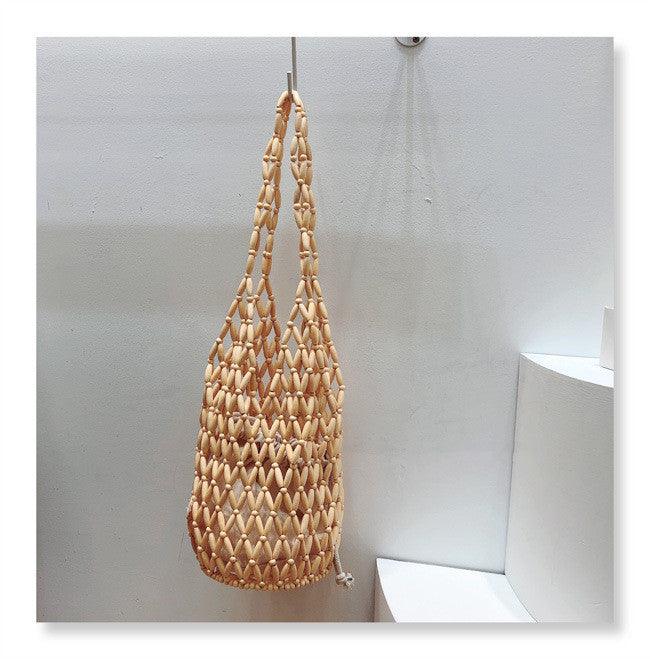 lovevop Vintage Hand-woven Hollow Shoulder Bag