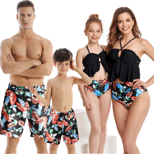 「🎁Father's Day Sale - 50% OFF」Family Matching High Waisted Swimsuits