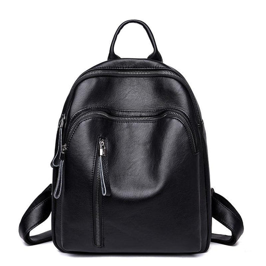 lovevop New handbag Korean lady PU backpack fashion tide all-match leisure travel backpack bag can be issued on behalf of the PU