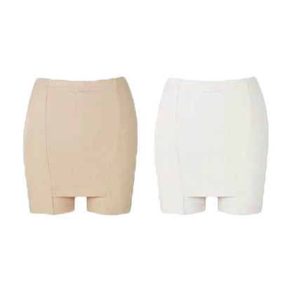 Double-layer Front Crotch Ice Silk Safety Shorts