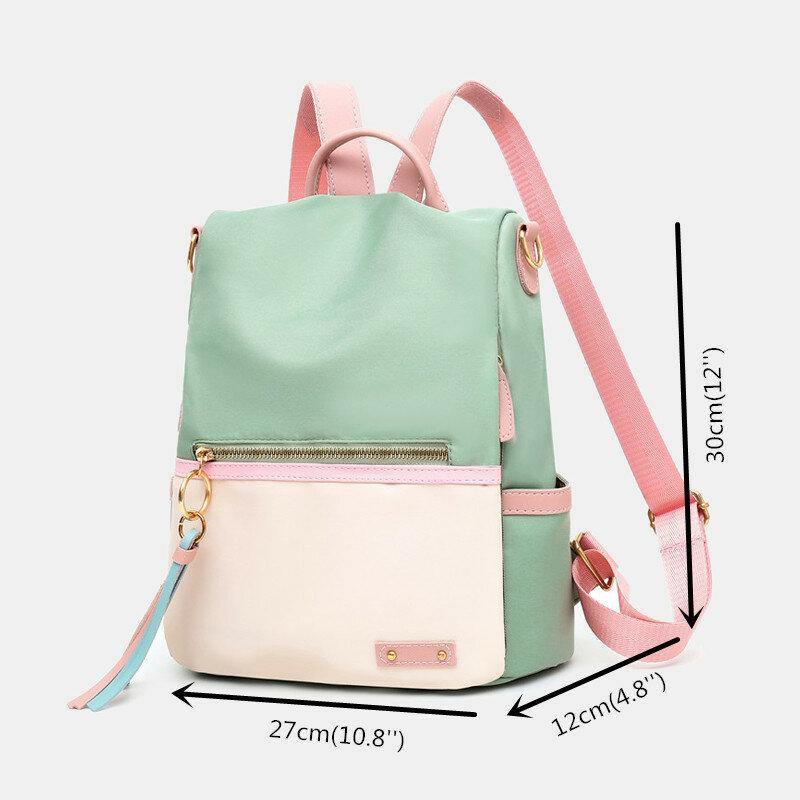 lovevop Women Three-purpose Bag Anti-theft Waterproof Backpack Shoulder Bag Handbag