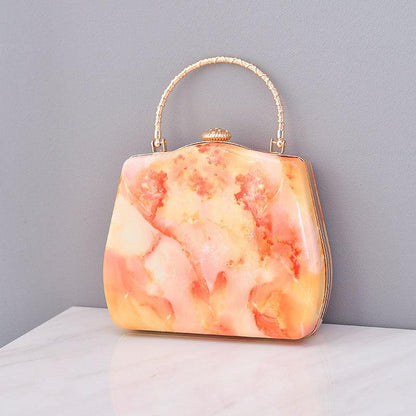 lovevop Fashion Simple Ladies Marble Crossbody Bag