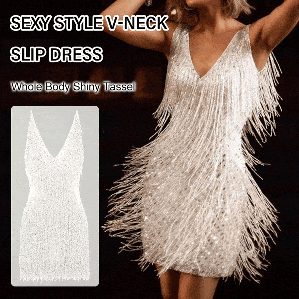 ✨Free shipping✨Sexy Princess Style V-Neck Slip Dress