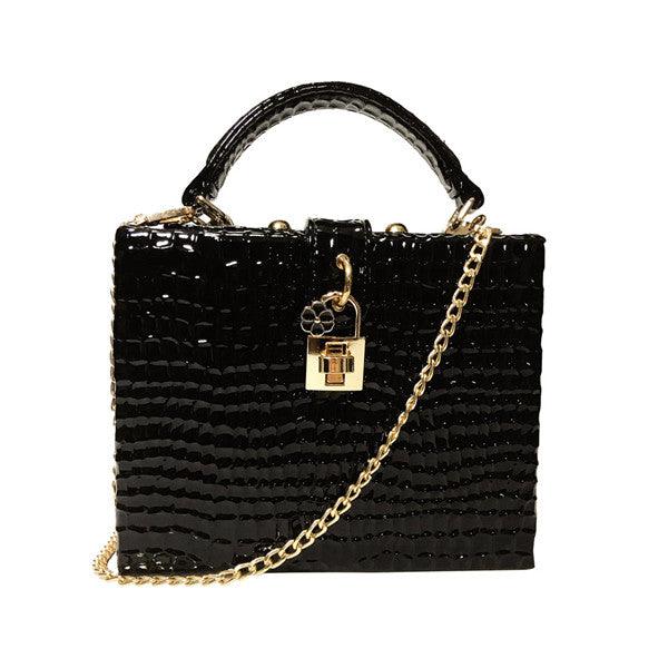 lovevop Python print handbag