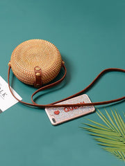 lovevop Rattan Forest Handmade Bohemia Mini Bag