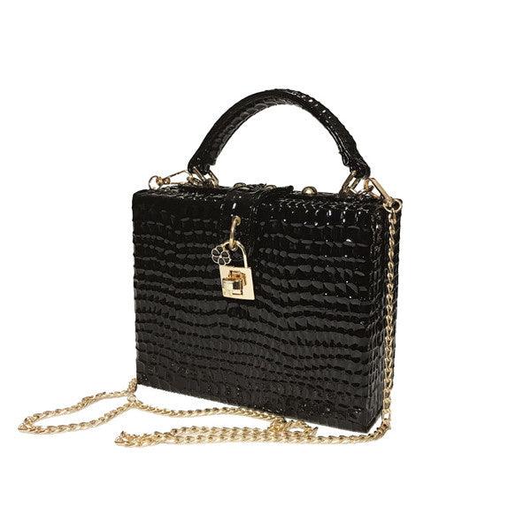 lovevop Python print handbag