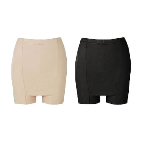 Double-layer Front Crotch Ice Silk Safety Shorts