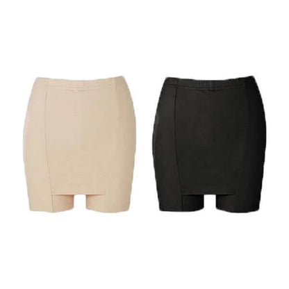 Double-layer Front Crotch Ice Silk Safety Shorts