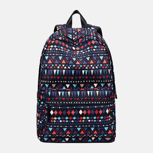 lovevop Women Waterproof Bohemian Printed National Backpack School Bag
