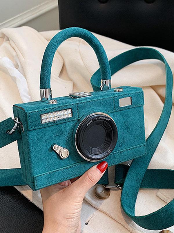 lovevop Urban Camera Shape PU Handbag