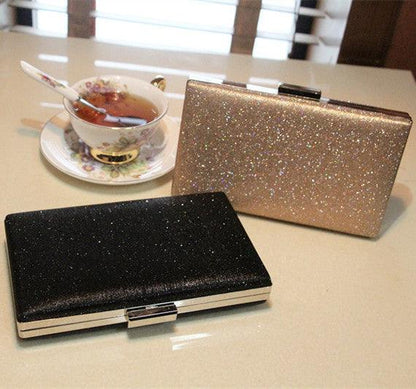 lovevop Dinner bag clutch bag shiny banquet bag chain packet