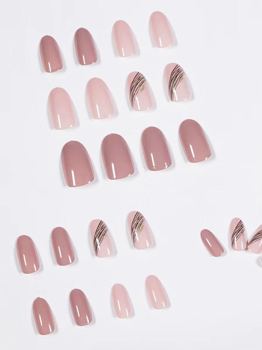 lovevop Simple FW Rose Pink False Nails