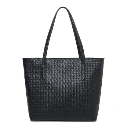 lovevop Large-capacity female bag woven shoulder bag