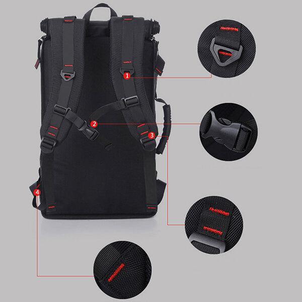 lovevop Men Multi-carry Large Capacity Travel Outdoor Multi-function 15.6 Inch Laptop Bag Travel Bag Backpack