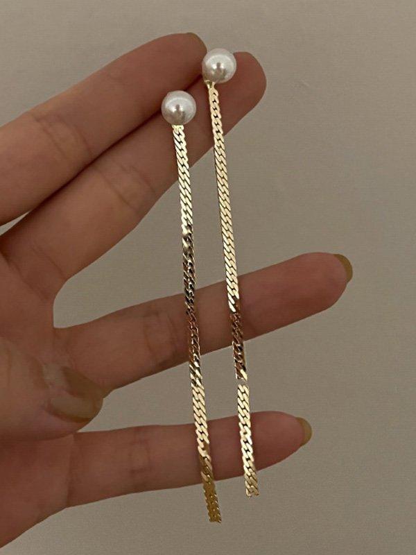 lovevop Original Simple Chic Beads&Tassels Earrings