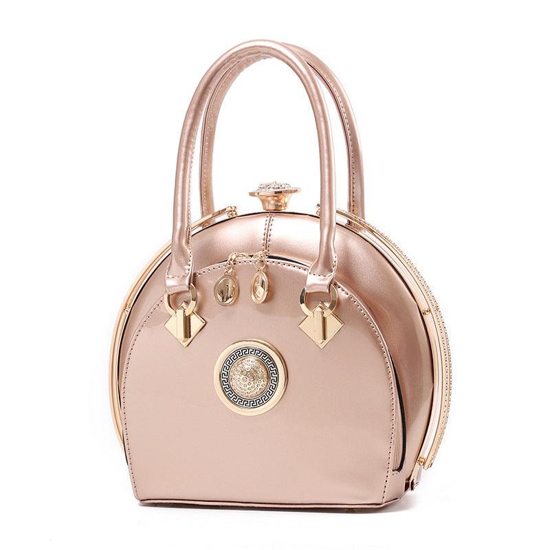 lovevop Fashionable High-End Handbags with Bright Leather for a Noble and Trendy Look