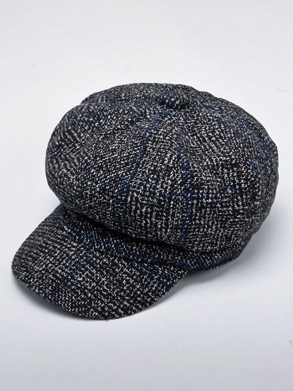 lovevop Personality Striped&Plaid Beret Hat