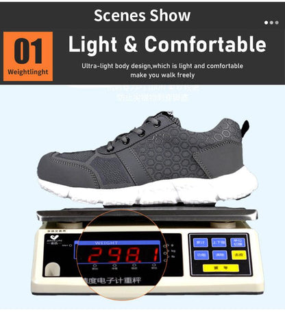 lovevop Fashionable Men's Lightweight Breathable Hiking Shoes