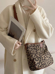 lovevop Original Vintage Leopard Zipper Bag