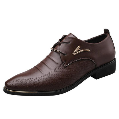 lovevop Business Formal Men's Lace-up Casual Shoes