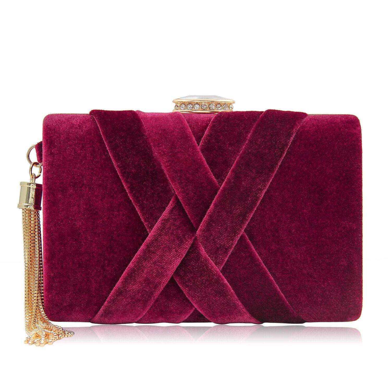 lovevop Milisente  New Arrival Women Clutch Bags Top Quality Suede Clutches Purses Ladies Tassels Evening Bag Wedding Clutches