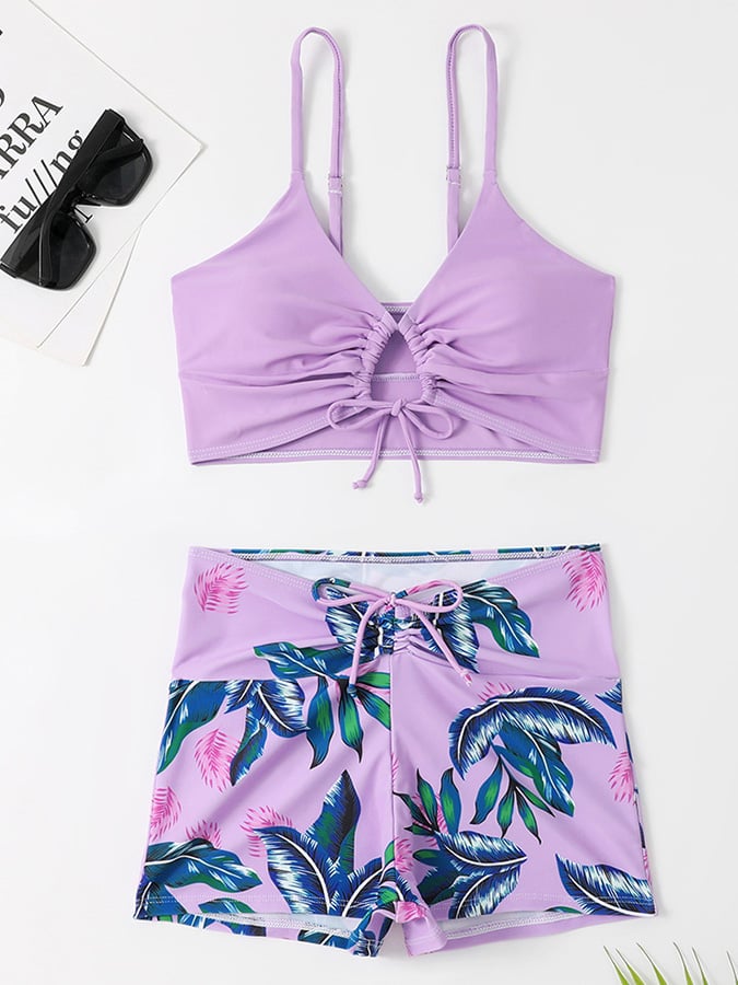 Printed Two-Piece Swimsuit