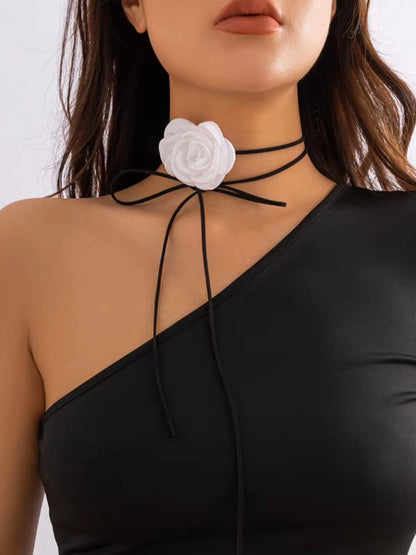 lovevop Camellia Lacing Chocker