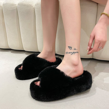 New fur slippers