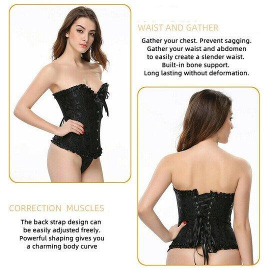 Sexy Woman Lace Corset