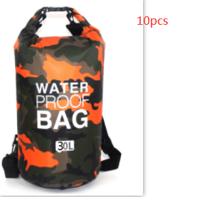 lovevop Outdoor Waterproof Bag Camouflage Polyester Double Shoulder Waterproof Bag Portable Beach Backpack