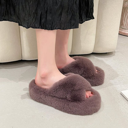 New fur slippers