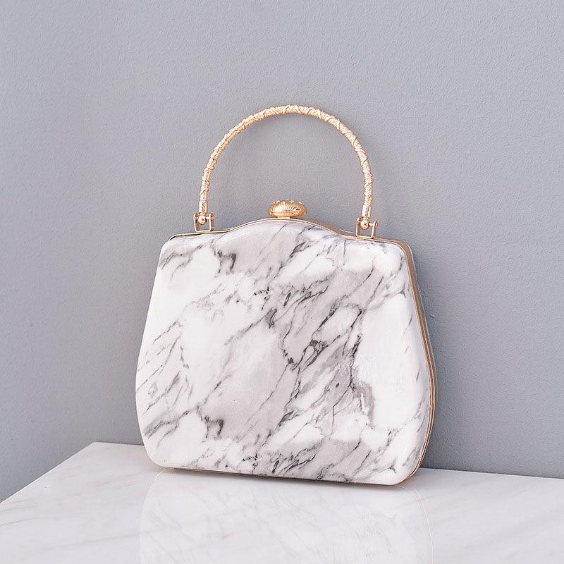 lovevop Fashion Simple Ladies Marble Crossbody Bag