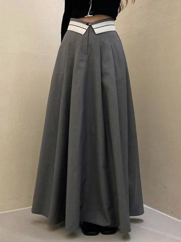 lovevop Flip High-waist Suits Dress Skirt