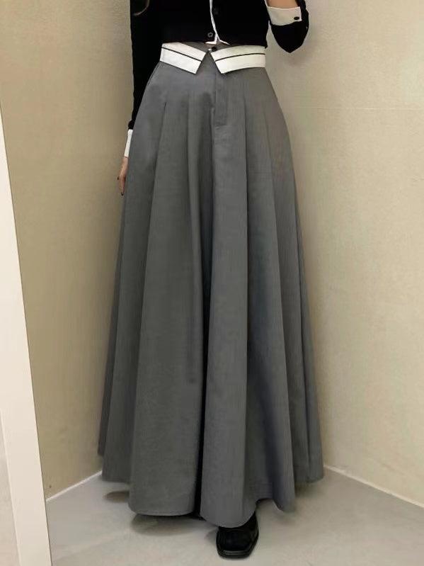 lovevop Flip High-waist Suits Dress Skirt