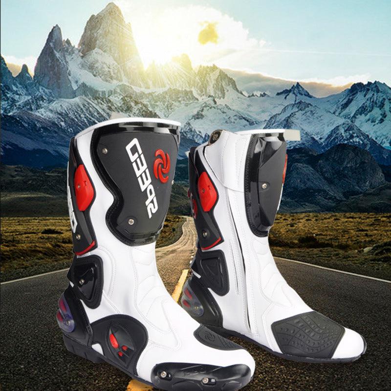 lovevop Four seasons men's off-road motorcycle boots